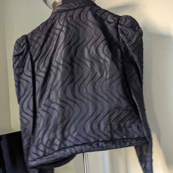 Vintage black wavey blazer - Picture 4 of 4